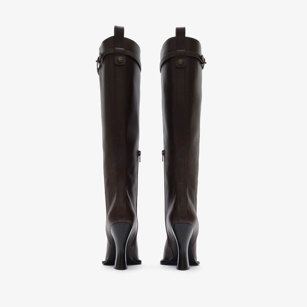 Leather Pillar Boots