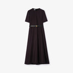 Belted Check Wool Dress