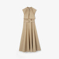Cotton Poplin Midi Dress