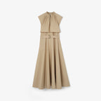 Cotton Poplin Midi Dress