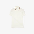 Check Trim Cotton Polo Shirt RUNWAY DELUXE