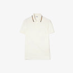 Check Trim Cotton Polo Shirt RUNWAY DELUXE
