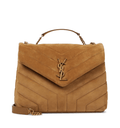 SAINT LAURENT Loulou Small suede shoulder bag