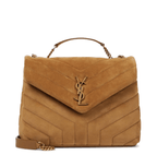SAINT LAURENT Loulou Medium suede shoulder bag