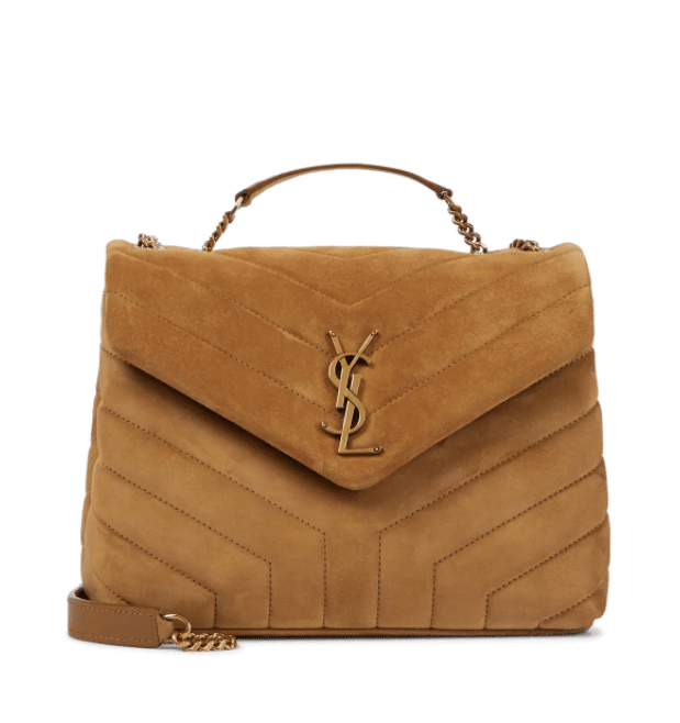 SAINT LAURENT Loulou Medium suede shoulder bag