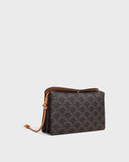 TRIO IN TRIOMPHE CANVAS AND LAMBSKIN