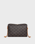 TRIO IN TRIOMPHE CANVAS AND LAMBSKIN