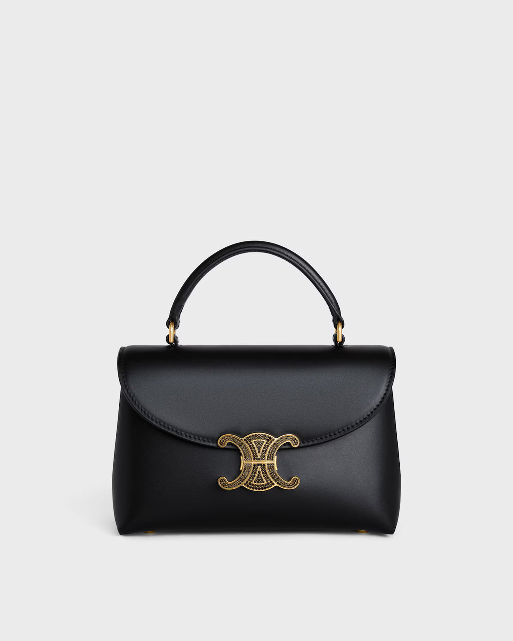 TEEN NINO BAG IN SMOOTH SATINATED CALFSKIN WITH STRASS CLOSURE RUNWAY DELUXE