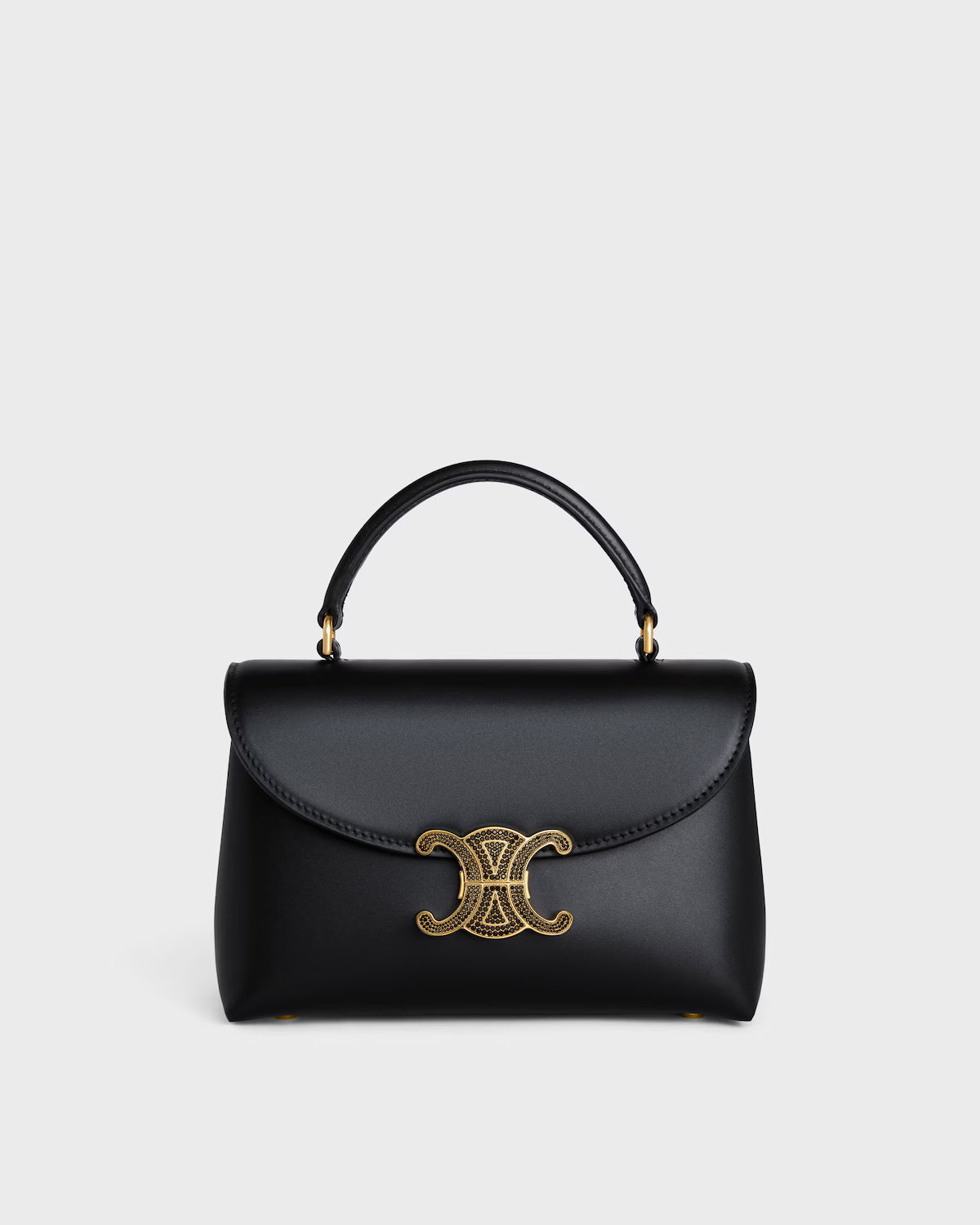 TEEN NINO BAG IN SMOOTH SATINATED CALFSKIN WITH STRASS CLOSURE RUNWAY DELUXE
