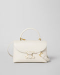 TEEN NINO BAG IN SMOOTH SATINATED CALFSKIN WITH ENAMEL CLOSURE