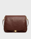 SOFT TRIOMPHE BESACE IN SUPPLE SHINY LAMBSKIN