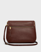 SOFT TRIOMPHE BESACE IN SUPPLE SHINY LAMBSKIN