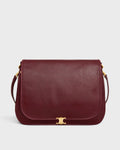 SOFT TRIOMPHE BESACE IN SUPPLE SHINY LAMBSKIN