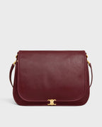 SOFT TRIOMPHE BESACE IN SUPPLE SHINY LAMBSKIN