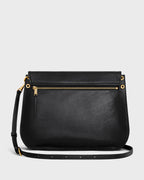 SOFT TRIOMPHE BESACE IN SUPPLE SHINY LAMBSKIN