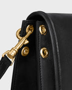SOFT TRIOMPHE BESACE IN SUPPLE SHINY LAMBSKIN