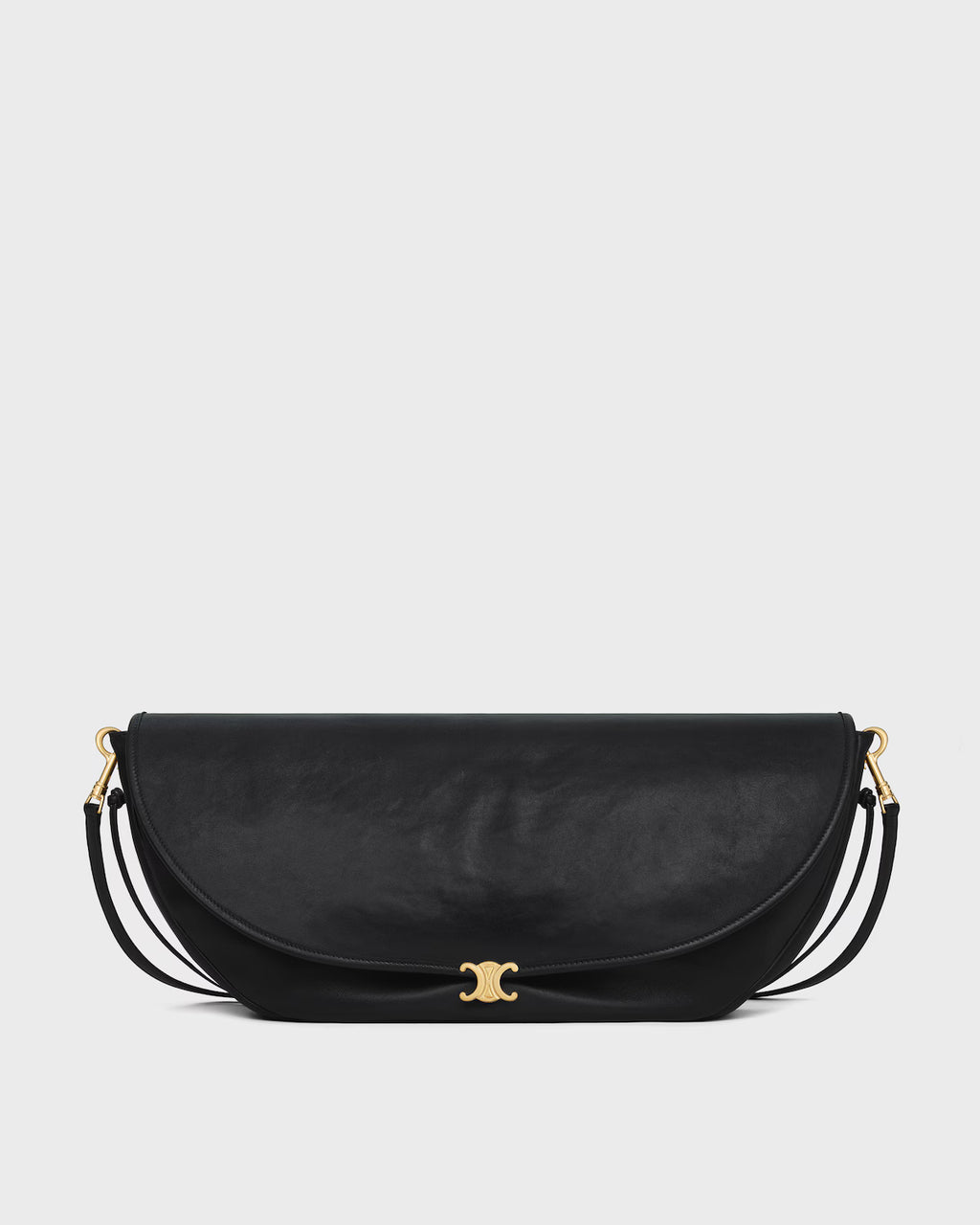 Soft Triomphe Halfmoon IN SHINY LAMBSKIN