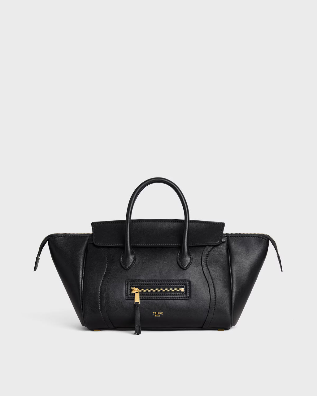 LITTLE LUGGAGE IN SUPPLE SHINY LAMBSKIN RUNWAY DELUXE