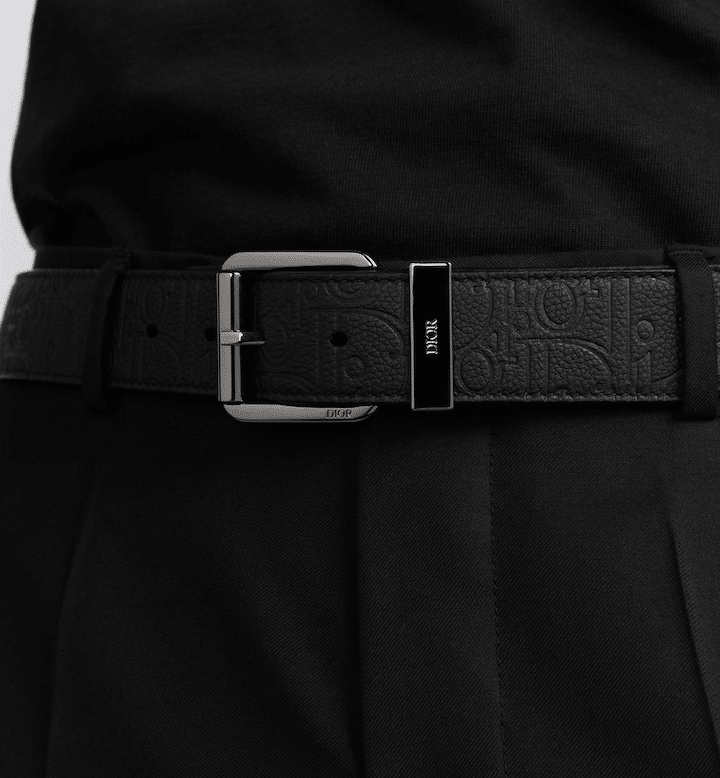 Black Dior Gravity Leather, 35 MM