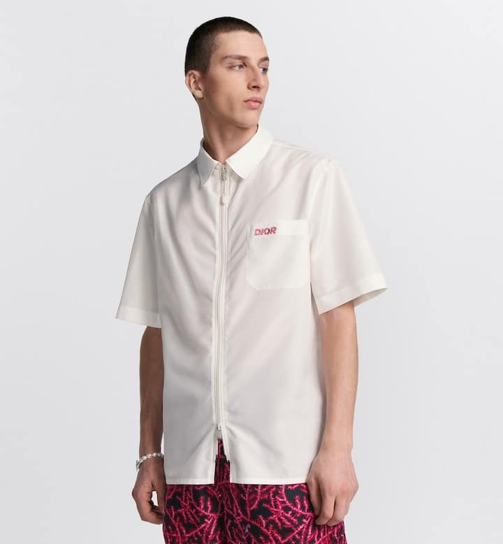 DIOR AND PARLEY Short-Sleeved Zipped Shirt