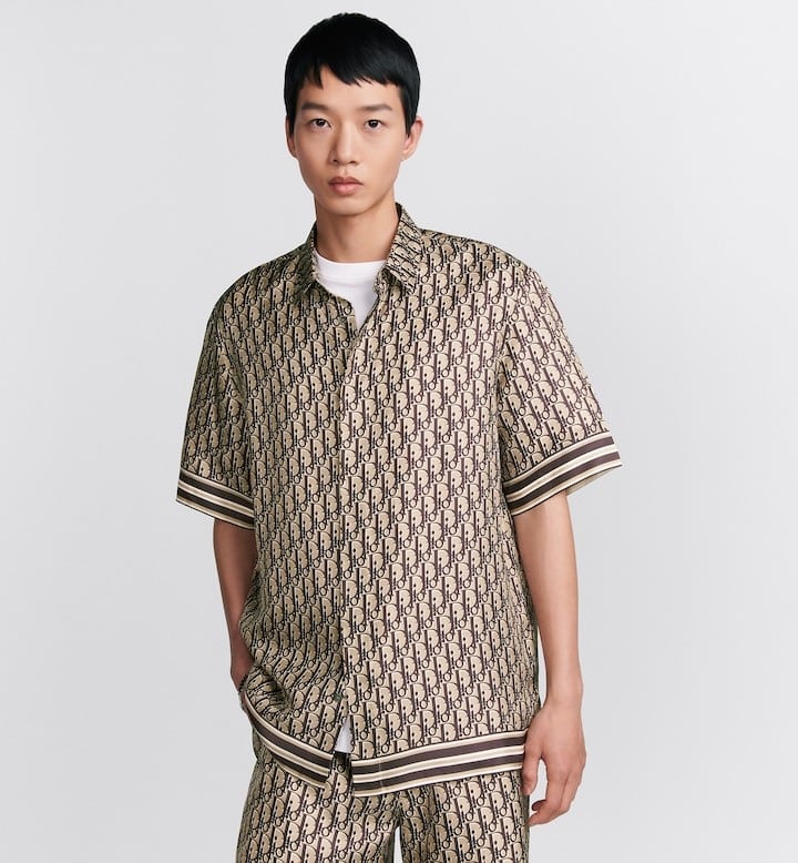 Dior Oblique Short-Sleeved Shirt