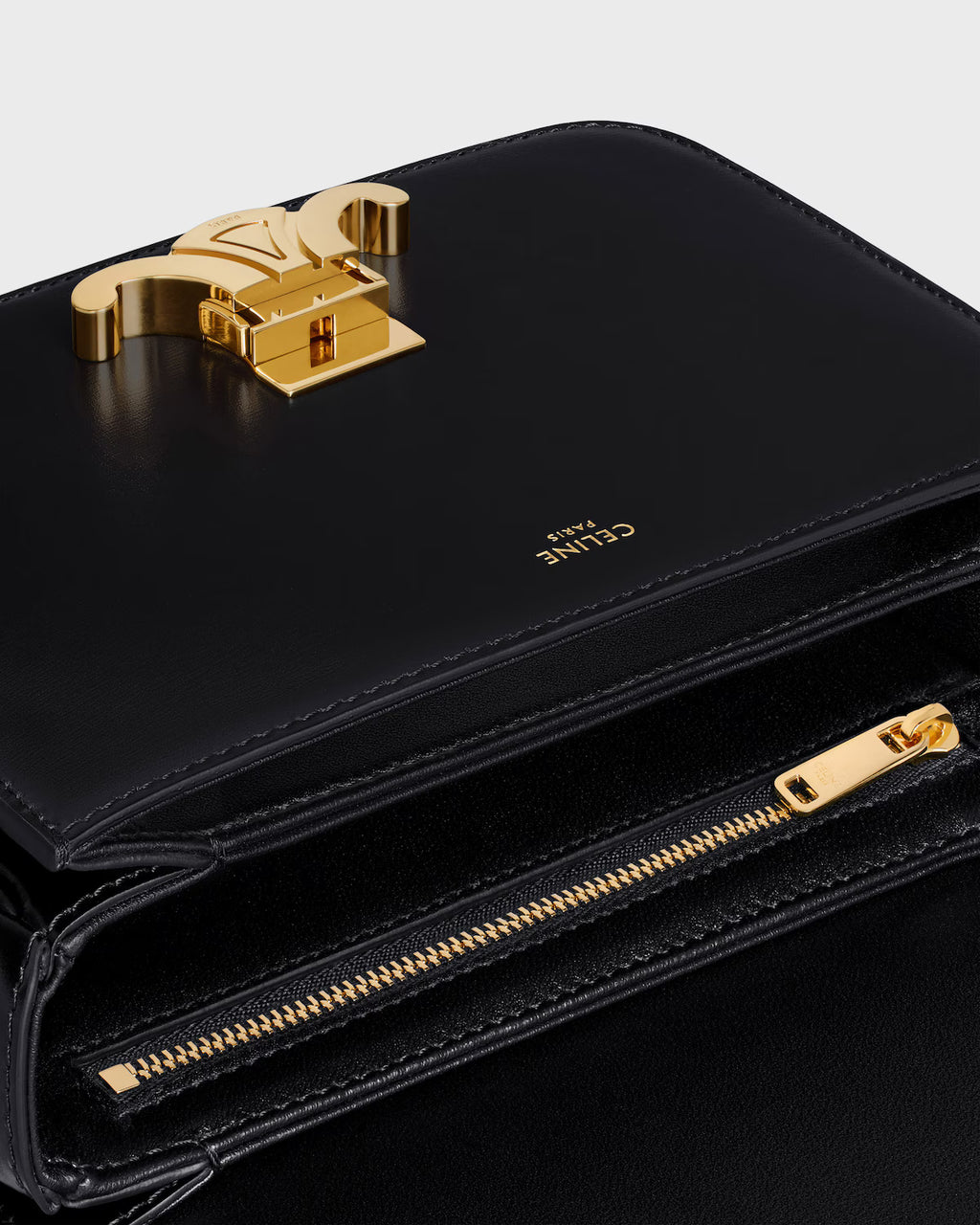 TEEN TRIOMPHE BAG IN shiny calfskin RUNWAY DELUXE