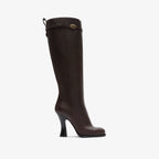 Leather Pillar Boots