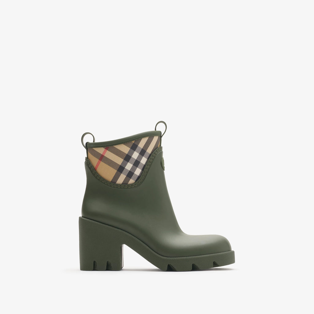 Rubber Marsh Stamp Heeled Low Boots