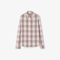 Classic Fit Check Cotton ShirtPrice undefined Mallow pink RUNWAY DELUXE
