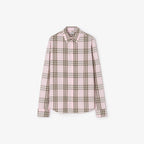 Classic Fit Check Cotton ShirtPrice undefined Mallow pink RUNWAY DELUXE