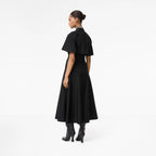 Wool Twill Wrap Dress