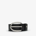 Leather Oval Belt RUNWAY DELUXE