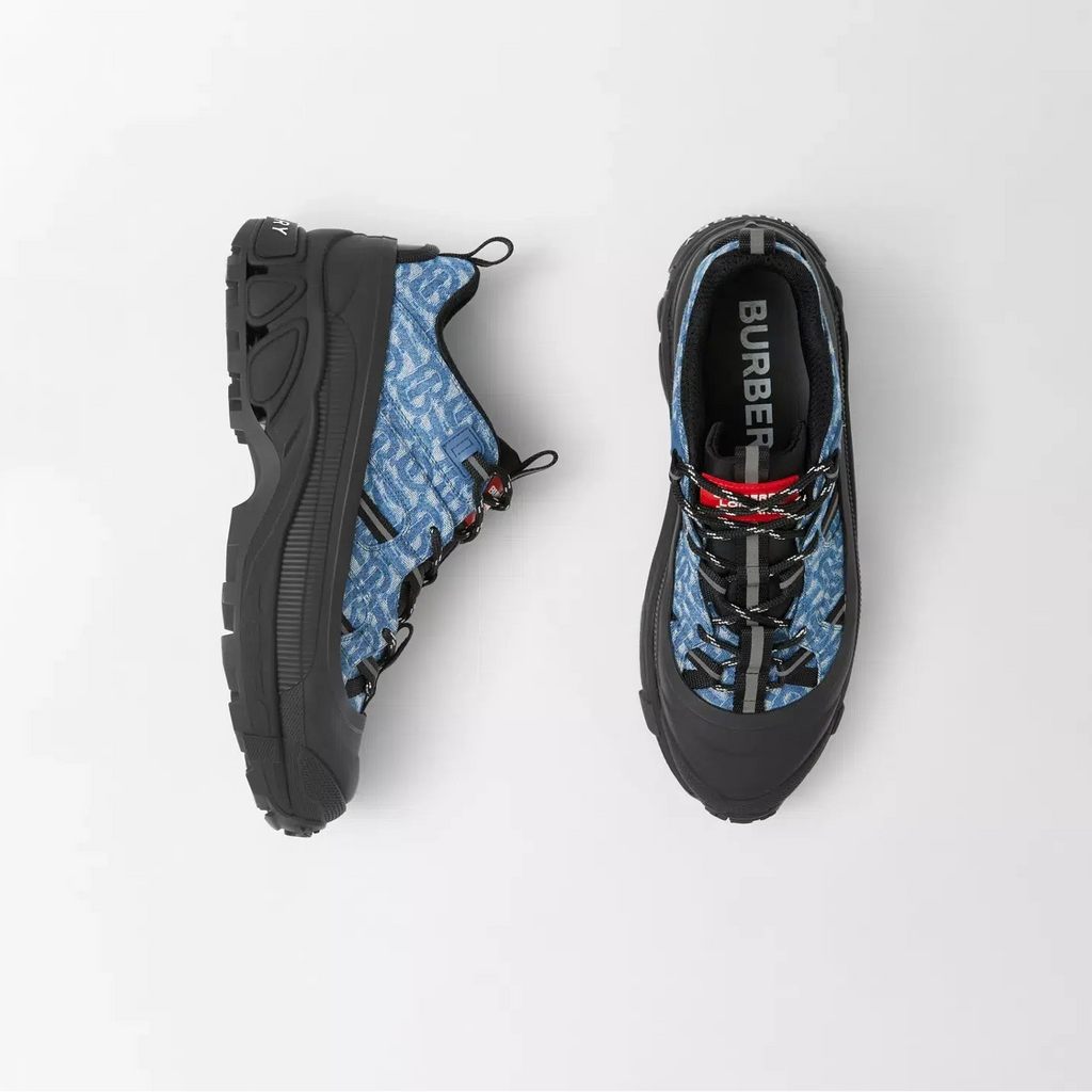 Burberry Monogram Print E-canvas Arthur Sneaker