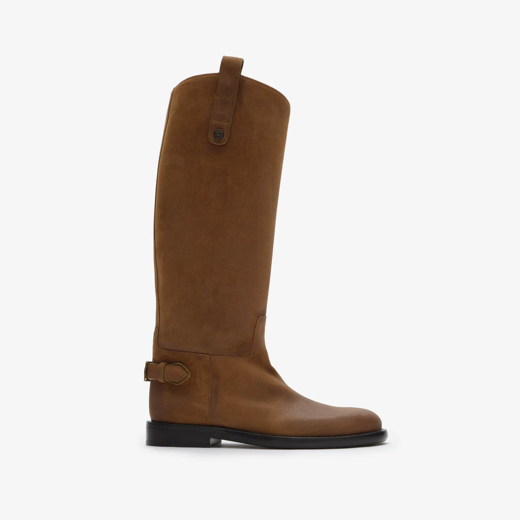 Suede Cavalier Boots
