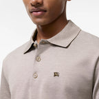 Metal Knight Cotton Polo Shirt RUNWAY DELUXE