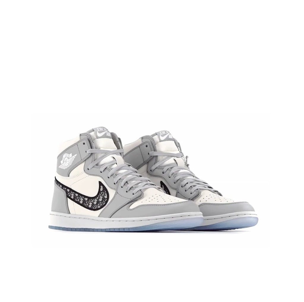 Christian Dior x Air Jordan High Top Sneakers