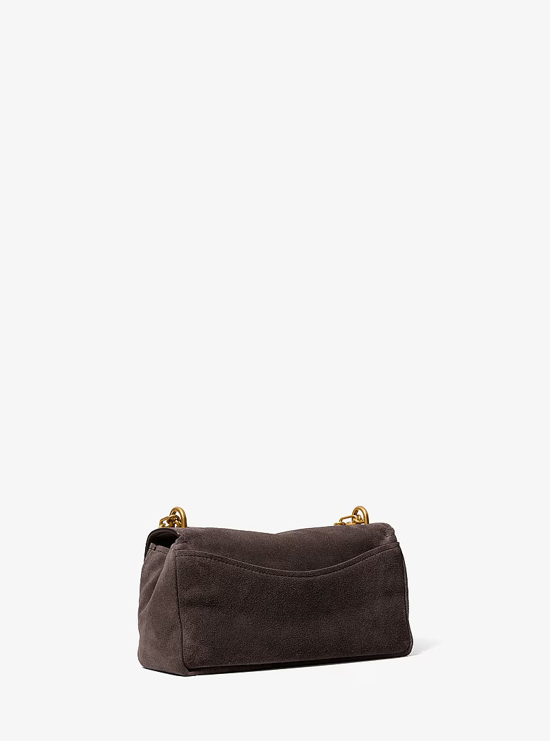 Bryant Small Suede Convertible Shoulder Bag RUNWAY DELUXE