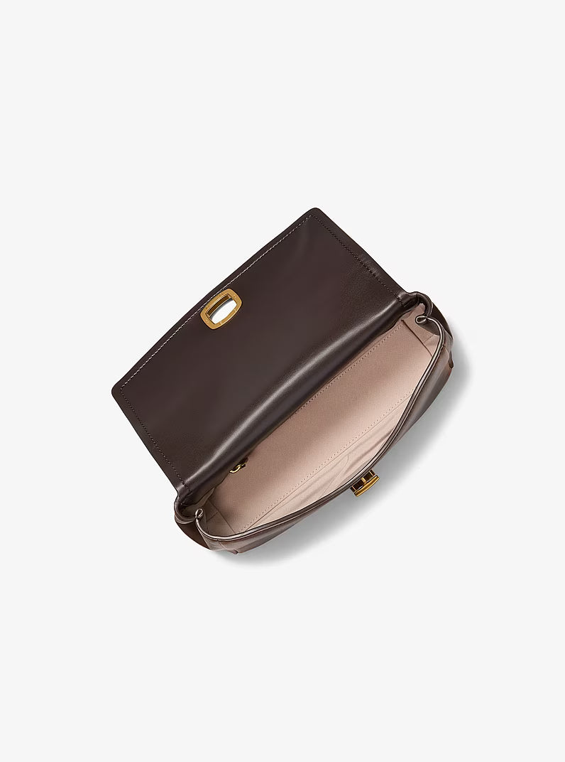 Bryant Small Leather Convertible Shoulder Bag RUNWAY DELUXE