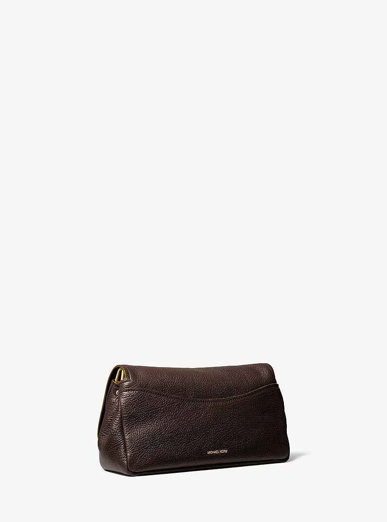 Bryant Large Textured Leather Convertible Shoulder Bag RUNWAY DELUXE