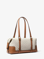 Teddi Large Signature Logo Shoulder Bag RUNWAY DELUXE
