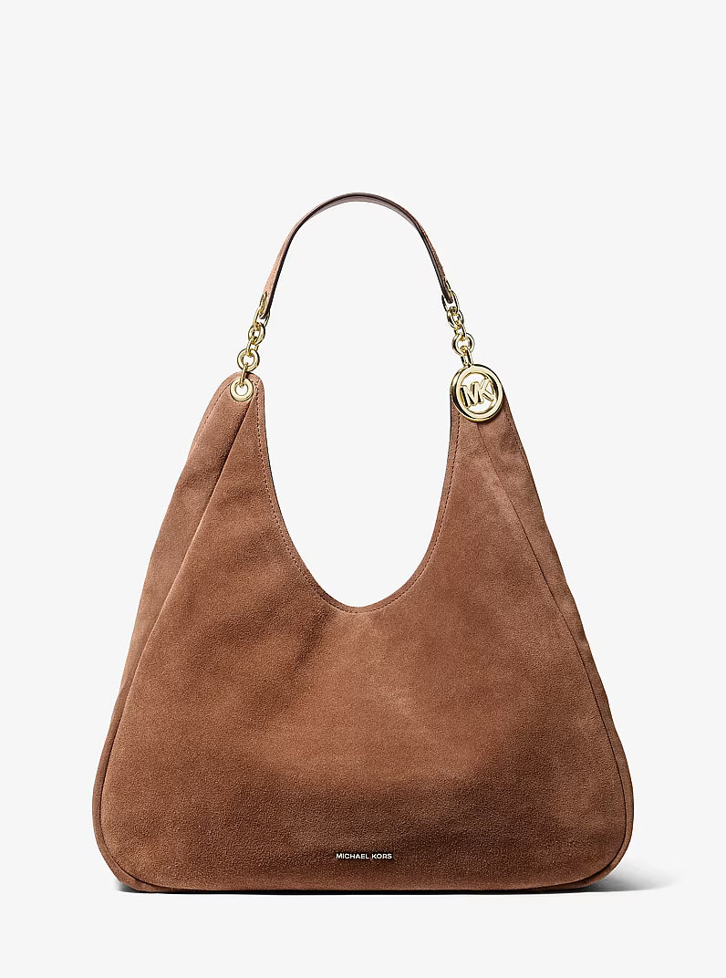 Ellie Large Suede Shoulder Bag RUNWAY DELUXE
