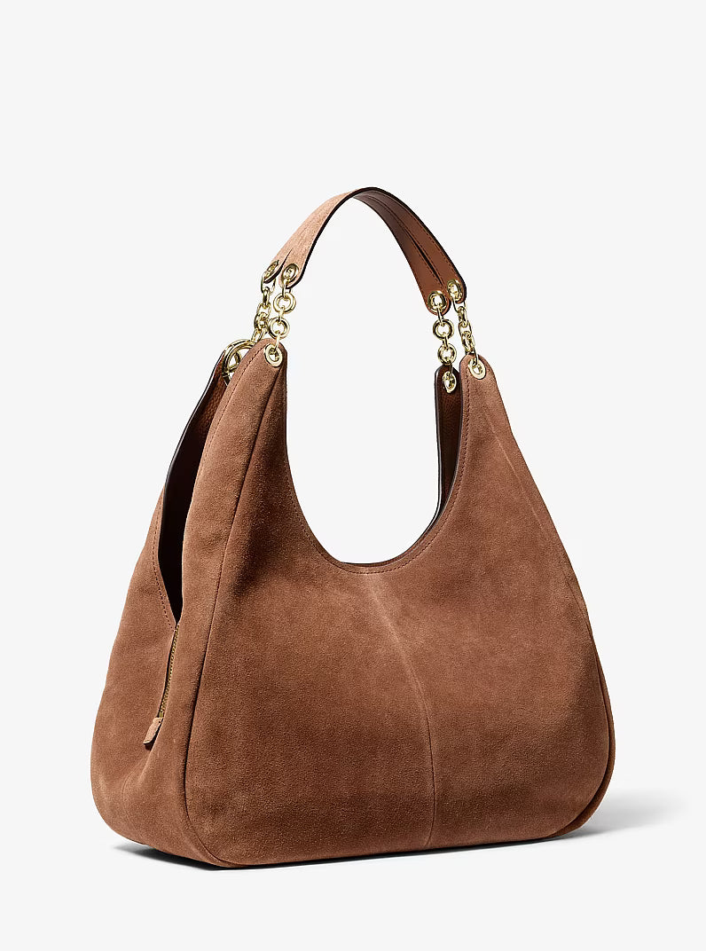 Ellie Large Suede Shoulder Bag RUNWAY DELUXE