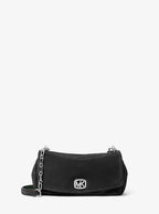 Bryant Small Suede Convertible Shoulder Bag RUNWAY DELUXE