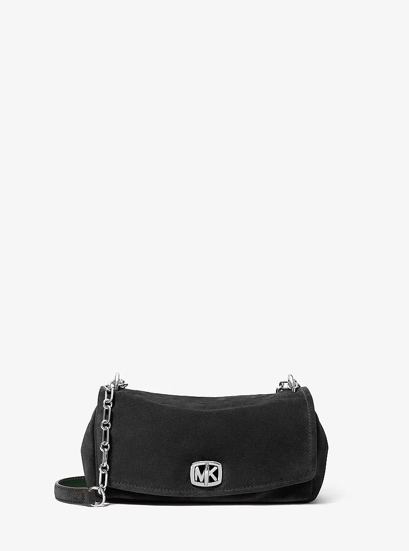 Bryant Small Suede Convertible Shoulder Bag RUNWAY DELUXE