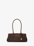 Laila Small Suede Shoulder Bag RUNWAY DELUXE