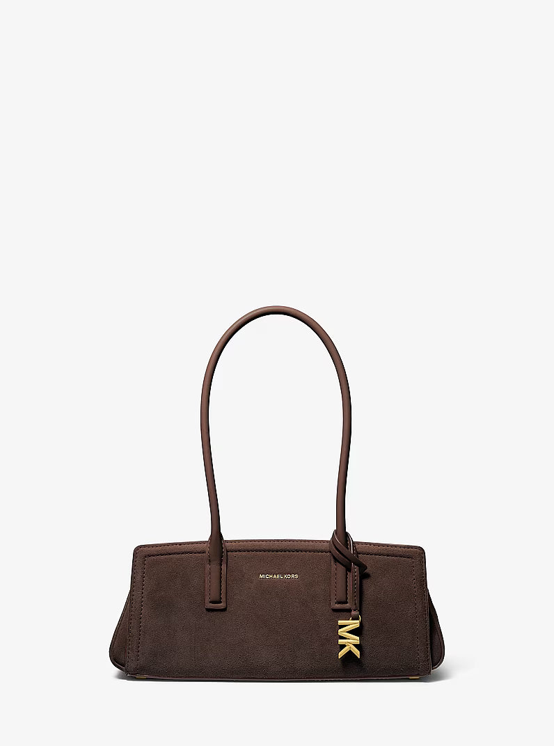 Laila Small Suede Shoulder Bag RUNWAY DELUXE
