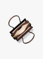 Laila Small Suede Shoulder Bag RUNWAY DELUXE