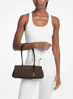 Laila Small Suede Shoulder Bag RUNWAY DELUXE