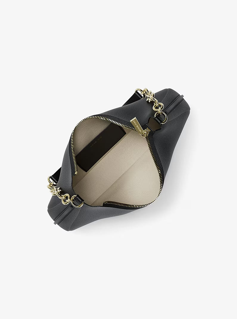 Nolita Medium Pebbled Leather Chain Pochette RUNWAY DELUXE