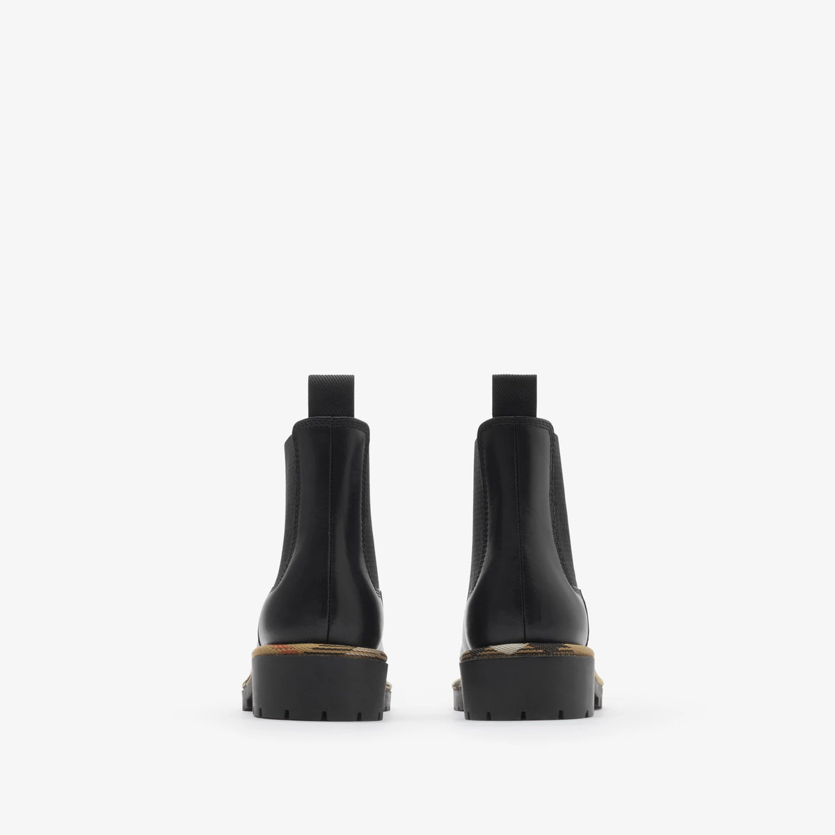 Leather Gravel Chelsea Boots